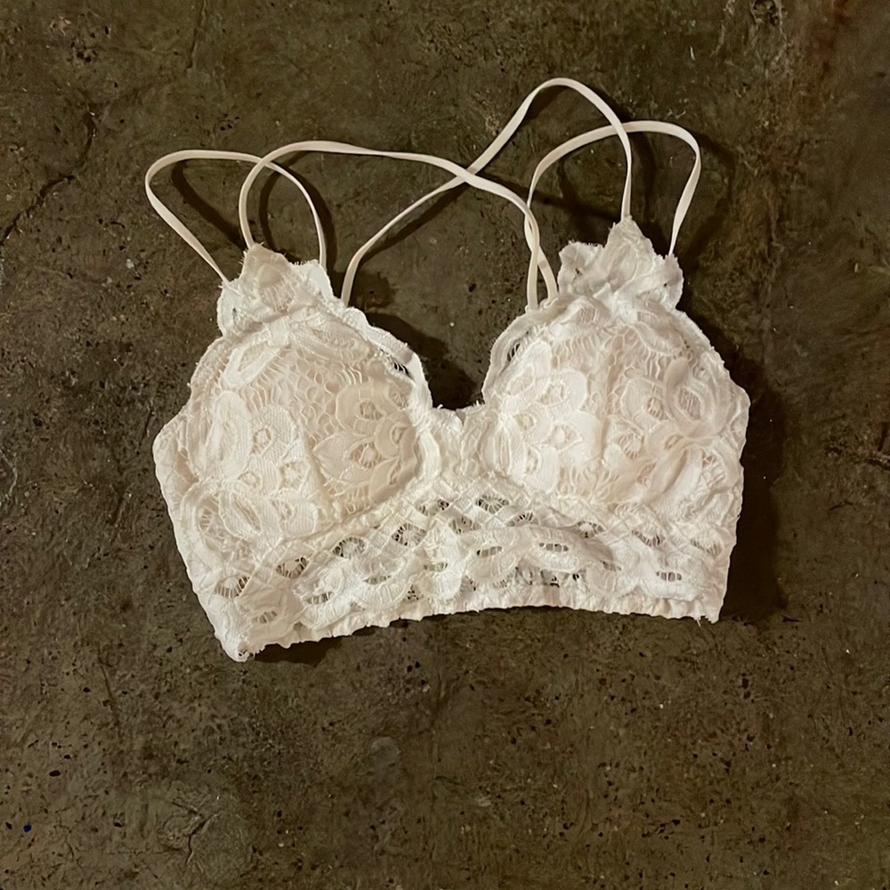 White bralette